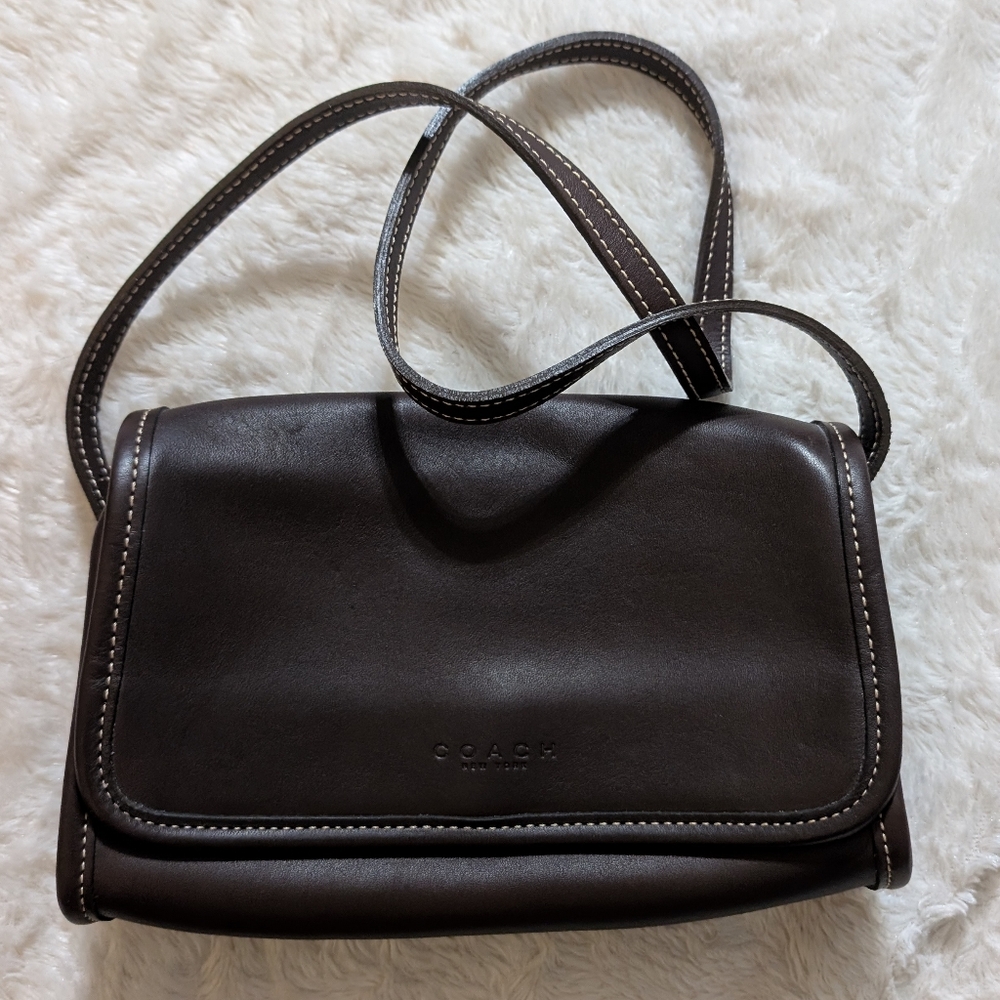 Coach Martini Brown Leather Shoulder Bag